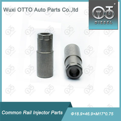 হাই স্পিড স্টীল ডিজেল জ্বালানী ইনজেক্টর নল ক্যাপ বাদাম আকার Φ18.9×46.9×M17*0.75 পেপার বক্স প্যাকেজিং প্লাস্টিকের ব্যাগ সঙ্গে Piezo ইনজেক্টর জন্য