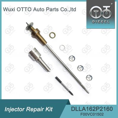 DLLA162P2160 অগ্রভাগ এবং F00VC01502 কন্ট্রোল ভালভ সহ 0445110369/646/647 এর জন্য Bosch ইনজেক্টর মেরামত কিট।