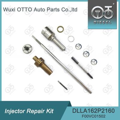 DLLA162P2160 অগ্রভাগ এবং F00VC01502 কন্ট্রোল ভালভ সহ 0445110369/646/647 এর জন্য Bosch ইনজেক্টর মেরামত কিট।