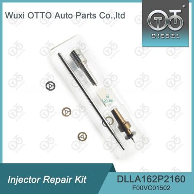 DLLA162P2160 অগ্রভাগ এবং F00VC01502 কন্ট্রোল ভালভ সহ 0445110369/646/647 এর জন্য Bosch ইনজেক্টর মেরামত কিট।