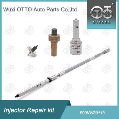 কমন রেল ইনজেক্টর মেরামত কিট F00VW30113 ইনজেক্টর 0445110583 / 584 / 338002F610 এর জন্য ভালভ ক্যাপ T614 অন্তর্ভুক্ত করুন