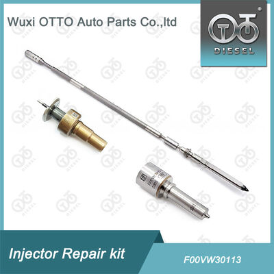 কমন রেল ইনজেক্টর মেরামত কিট F00VW30113 ইনজেক্টর 0445110583 / 584 / 338002F610 এর জন্য ভালভ ক্যাপ T614 অন্তর্ভুক্ত করুন
