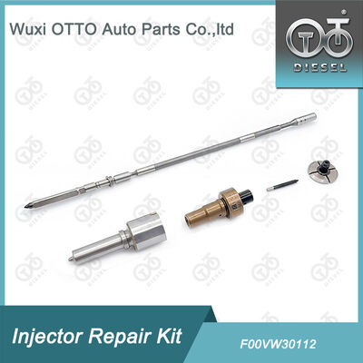 F00VW30112 ইনজেক্টর মেরামত কিট ইনজেক্টর জন্য 0445110581 Nozzle F00VW30112 এবং ভালভ ক্যাপ T614 অন্তর্ভুক্ত