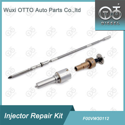 F00VW30112 ইনজেক্টর মেরামত কিট ইনজেক্টর জন্য 0445110581 Nozzle F00VW30112 এবং ভালভ ক্যাপ T614 অন্তর্ভুক্ত
