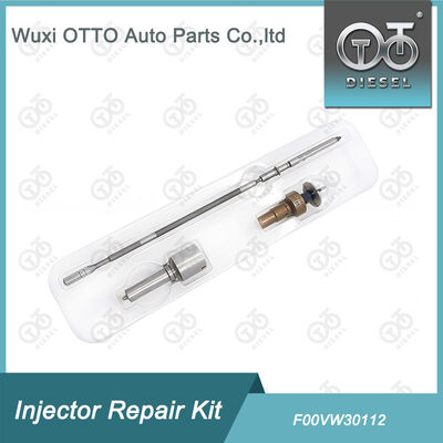 F00VW30112 ইনজেক্টর মেরামত কিট ইনজেক্টর জন্য 0445110581 Nozzle F00VW30112 এবং ভালভ ক্যাপ T614 অন্তর্ভুক্ত